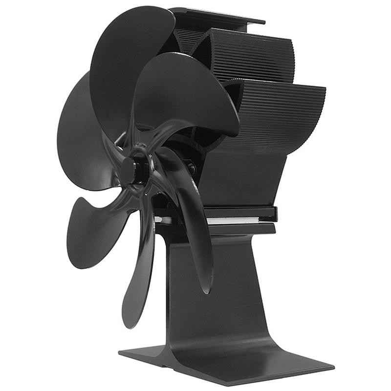 Thermoelectric Stove Fan 6 Blade Fireplace Fan For Wood Burning Stove Wood Stove Fan Heat Powered Fa