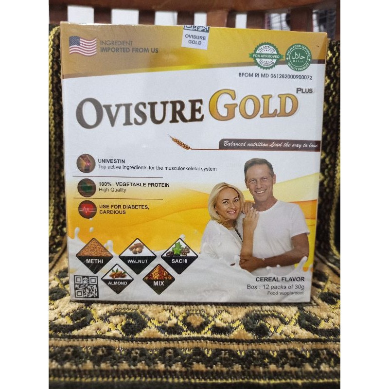 

( HARGA 1 BOX ) Ovisure Gold Susu Tulang Sendi & Susu Diabetes 2Box