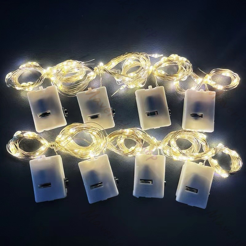 Lampu Tumbrl LED kelap kelip warna warm white panjang 1Meter