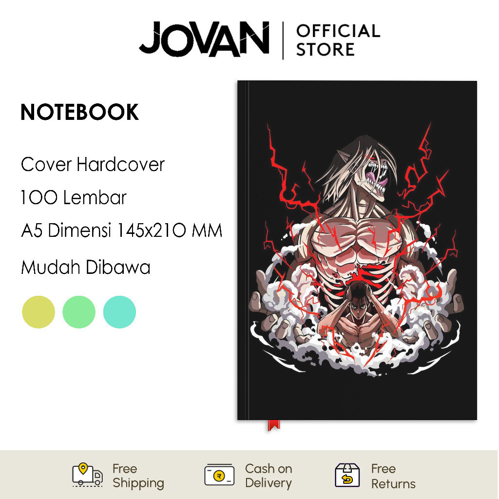 

Notebook Hardcover Custom Attack On Titan 13 Buku Tulis Catatan Note Agenda Planner Jurnal Diary Notebook Anime