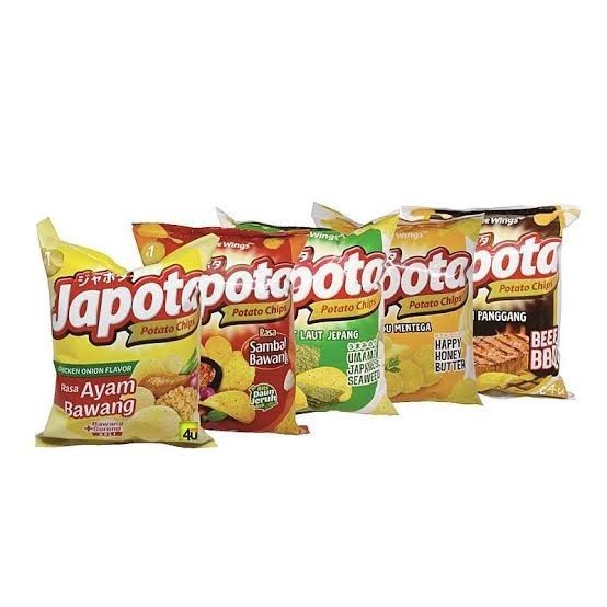 

Japota 68gr kripik kentang all varian