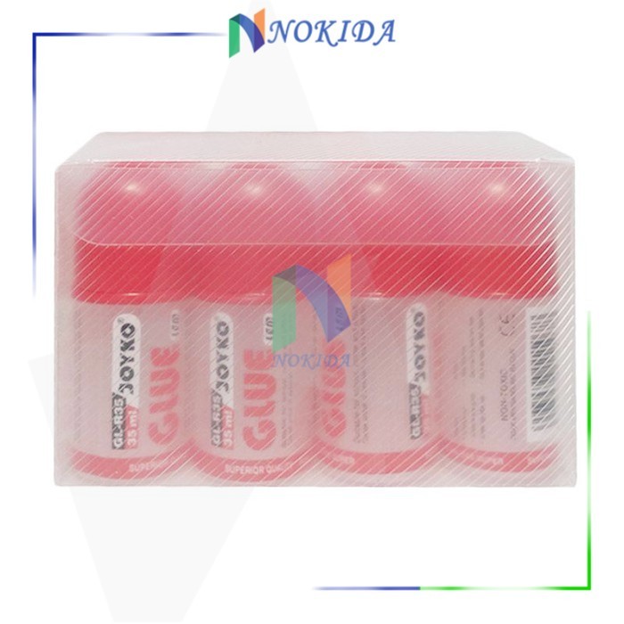 

Nokida Glue Stick Lem Cair Joyko GL-R35/12 pcs / Perekat Kertas Stik Slime Super 1 box