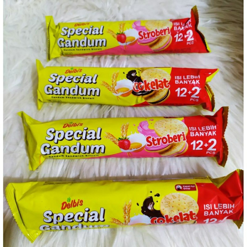 

DELBIS BISKUIT GANDUM COKLAT DAN STRAWBERY 115 gram