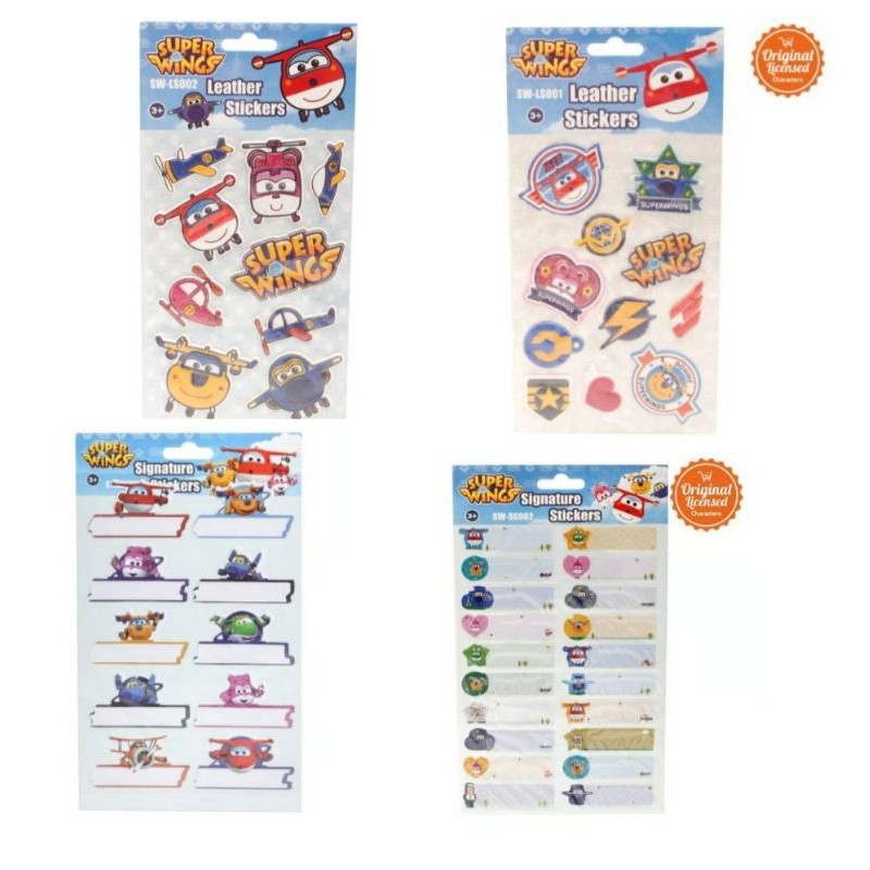 

sticker original/sticker timbul super wings signature