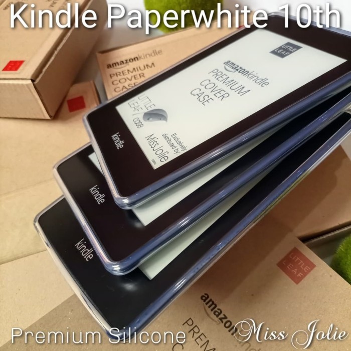 

promo -Silicone Case Amazon Kindle Paperwhite 10th 10 Soft Casing Back Cover - transparan
