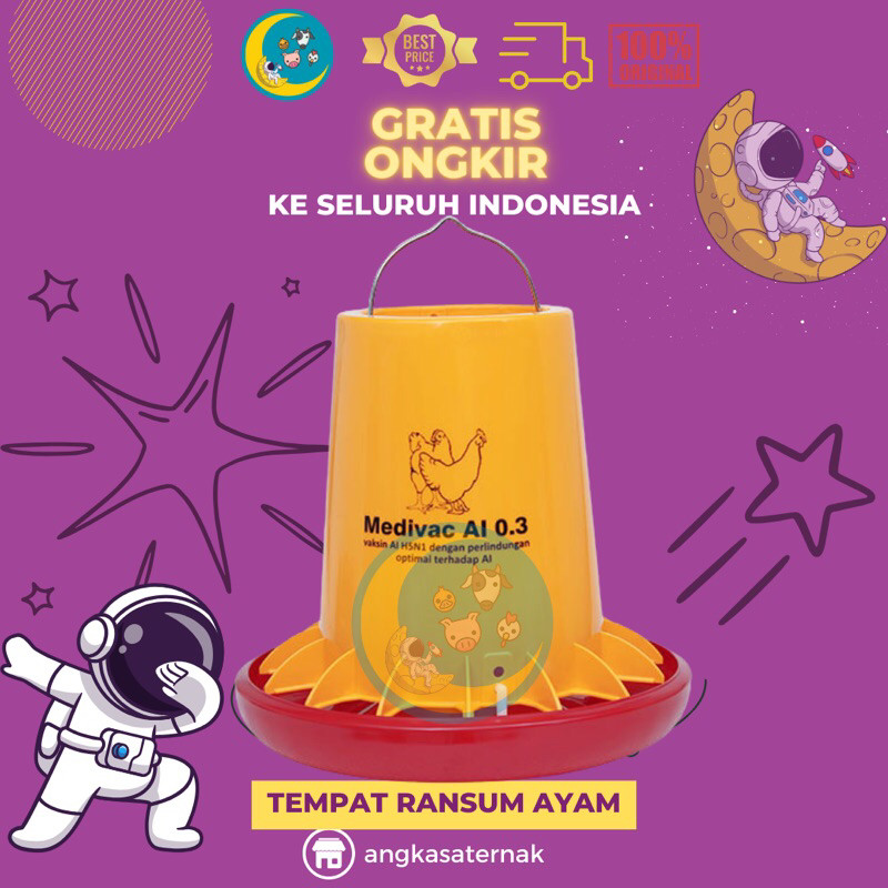 TEMPAT RANSUM AYAM MULTI FEEDER MEDION