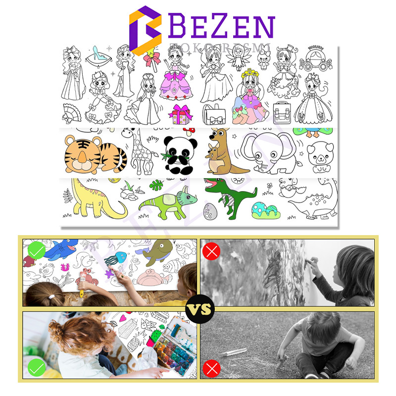 

BZ 3 Meter Graffiti Scroll Kertas Mewarnai Jumbo Anak Kertas Mewarnai Jumbo Dan Besar Coloring Roll Paper