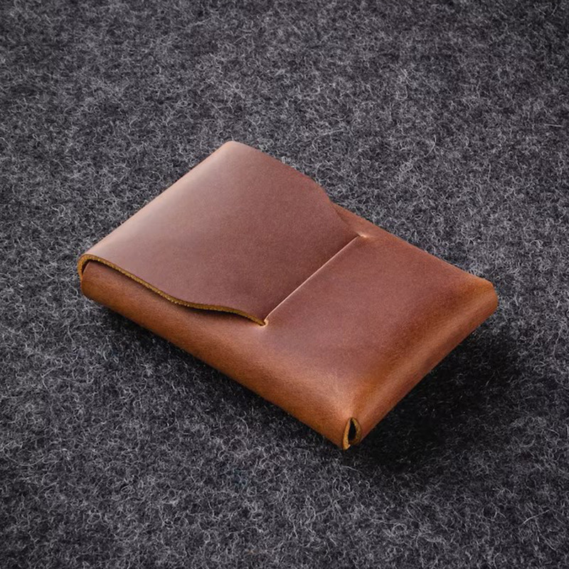 

Leather Card Holder Minimalist Wallet Engraved Personalized Wallet Business CardHolder Mens Wallet Gift for Him