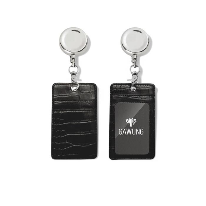 

New Collection Name Tag ID Card Holder Tarik Hood Simple Hitam CHTOOD