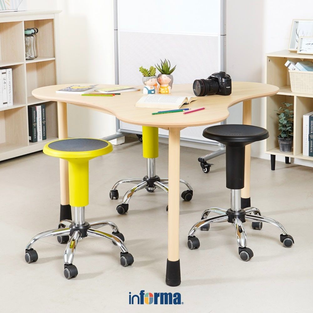 Informa Yara Meja Sekolah - Cokelat School Table Furniture Sekolah Meja Kuliah Akademik School Furni