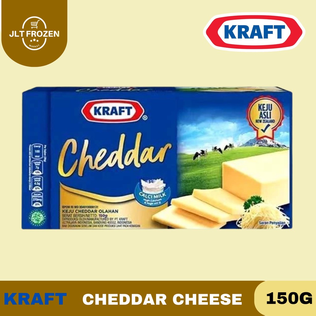 

Kraft Cheddar Cheese / Keju Balok 150g