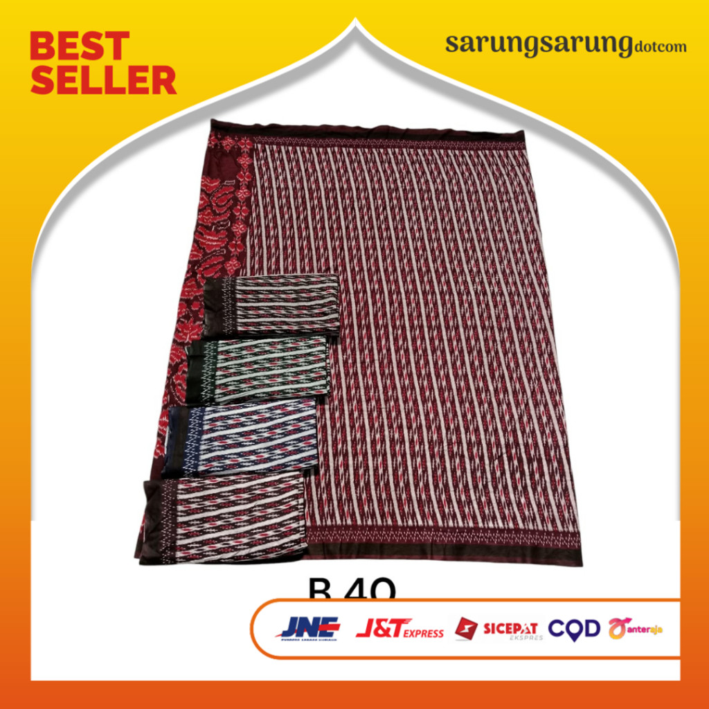 Sarung Goyor Printing Botol Java Zaitun Pria Dewasa Jumbo