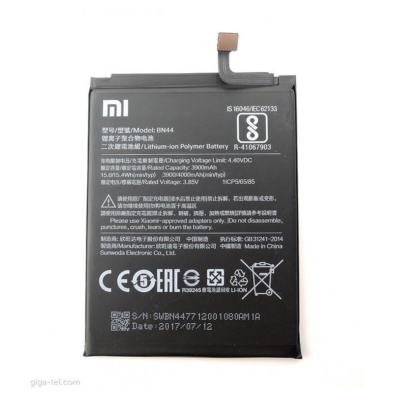 REDMI 5 Plus - Baterai Batre Battery Batre Xiaomi Redmi 5+  BN44 BN-44 Batu Batrei HP Xiao Mi REDMI 