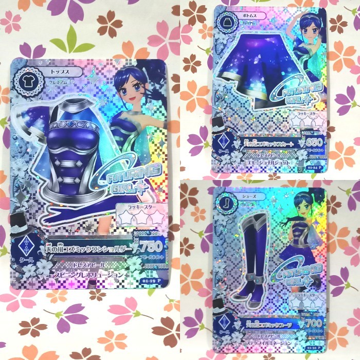 aikatsu premium milky way aoi set coord versi 1 jepang