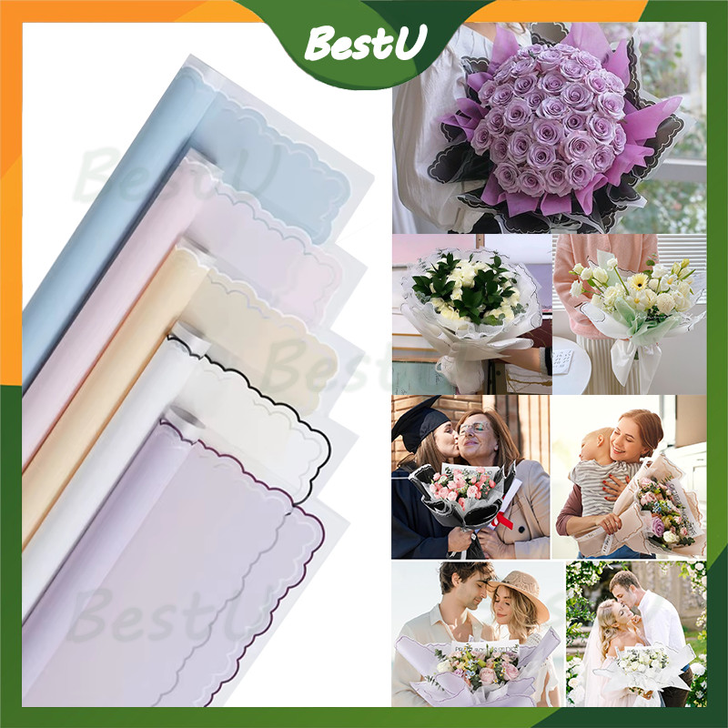 

20 lembar small hanky motif / cellophane / florist paper / kertas buket bunga / wrapping wrapper/Kertas Buket Bunga Cloud 57*57CM