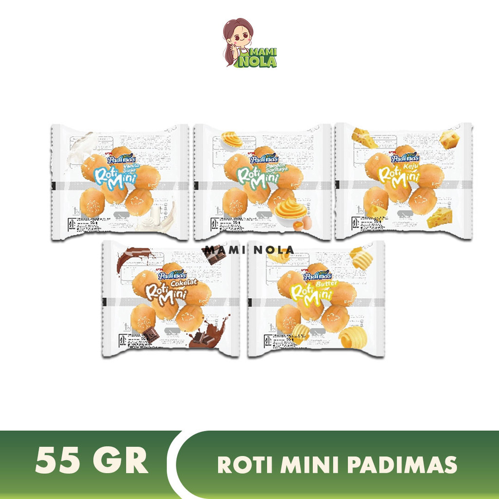 

Padimas Roti Mini Isi Coklat Sarikaya Strawberry Butter 55gr