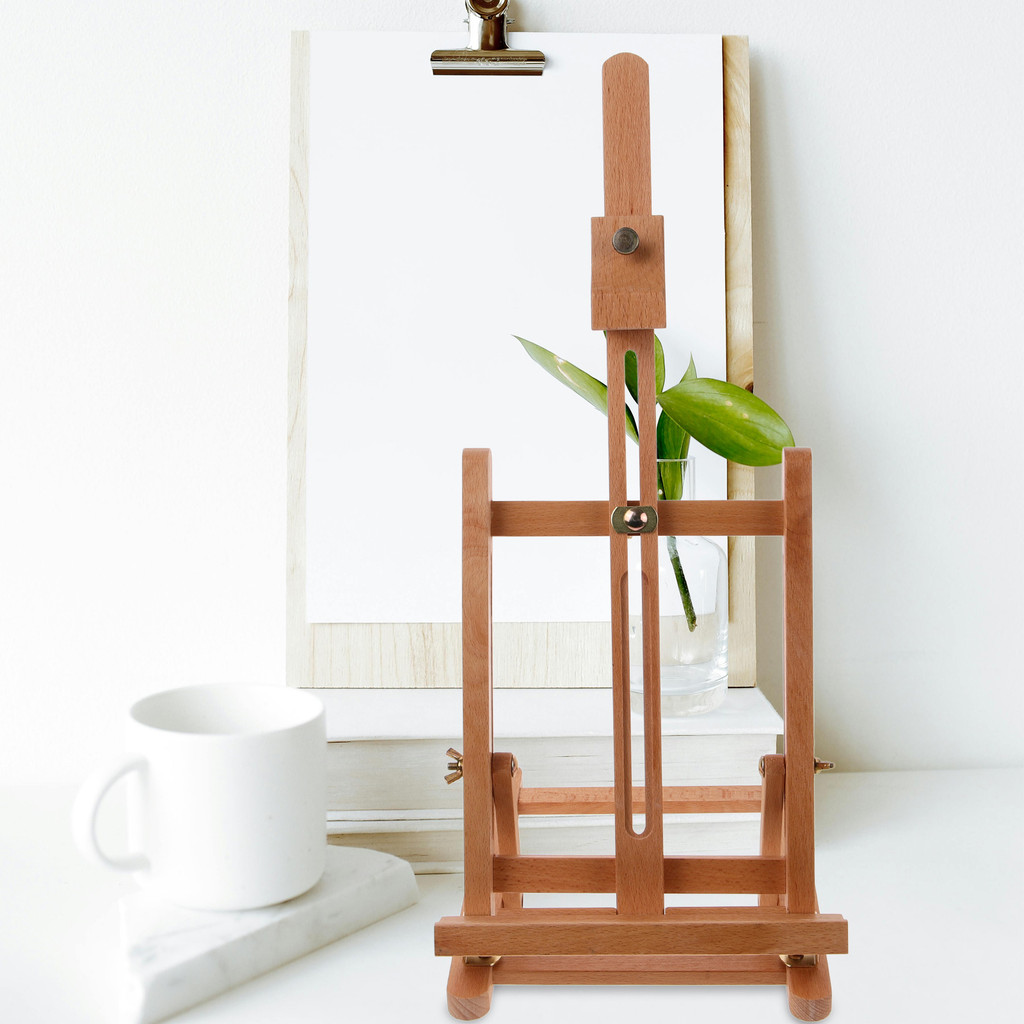 

Solid Wood Easel Stand for Painting Metal Table Outdoor Sketching Easels Art Display Easel Painting Show Shelf