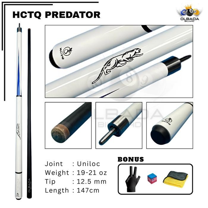 HCTQ Carbon Stik Billiard / Stick Billiard / Ball Sports / Stik Karbon - HCTQ Predator