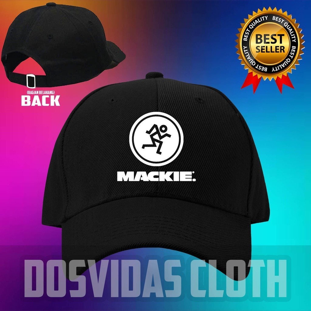 Topi Baseball MACKIE SOUND keren BERKUALITAS  Pria Wanita MACKIE