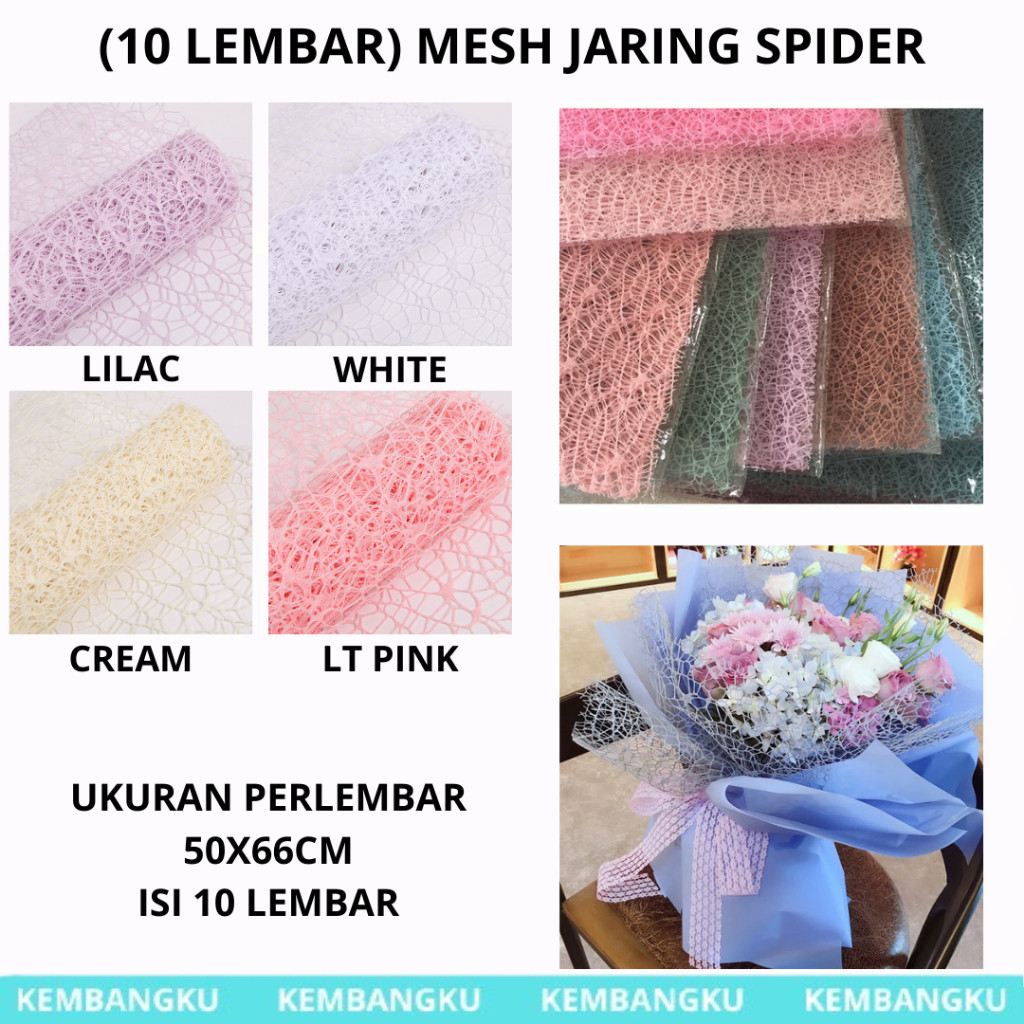

MESH JARING SPIDER BUKET (PACK ISI 10 LEMBAR)