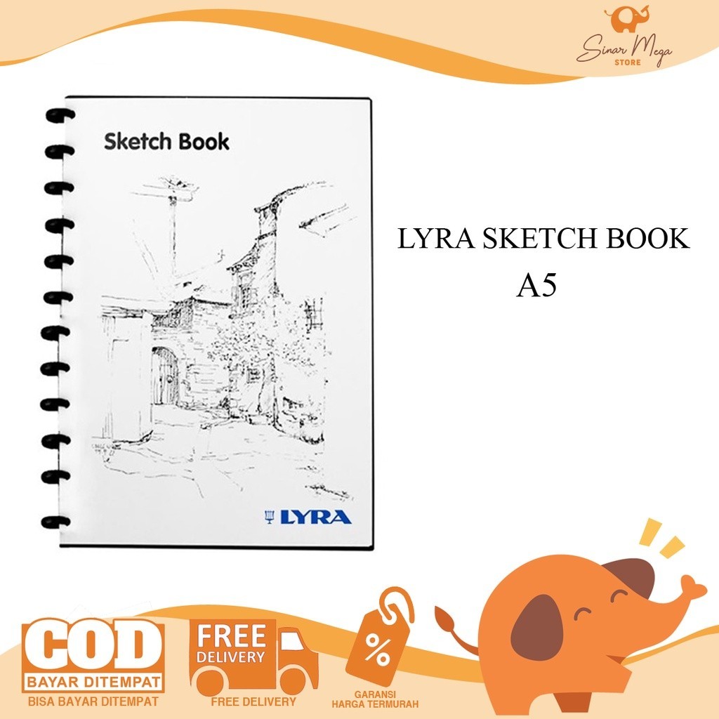 

Lyra Sketch Book A5 / Buku Sketsa Sketchbook Murah Berkualitas