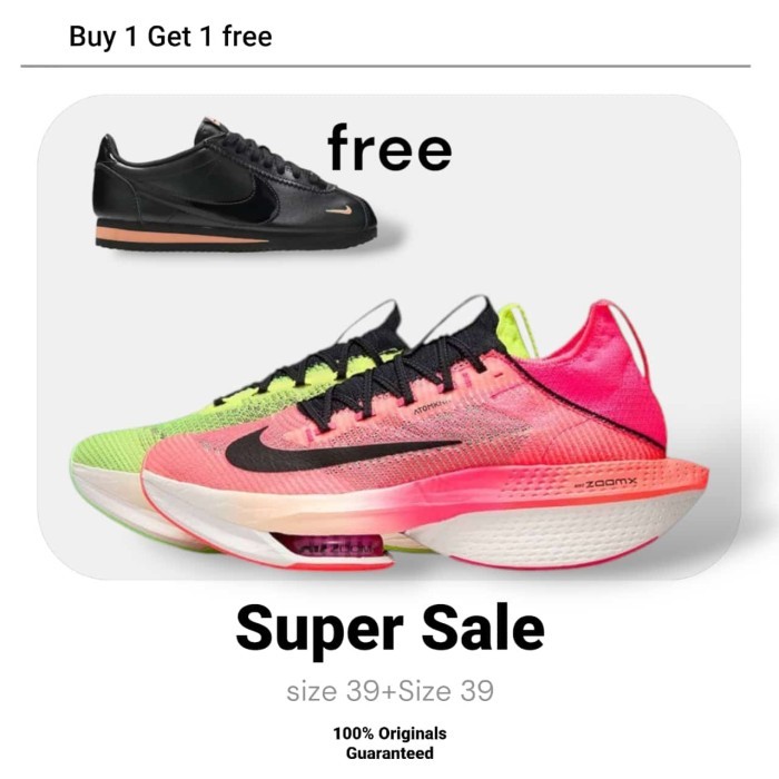 Nike Zoom Alphafly NEXT% n Nike Classic Cortez 'Black Rose Gold' - red Green, 40 free 1 pcs