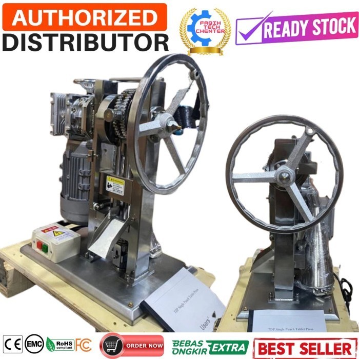 TDP-1.5N tablet press machine alat cetak tablet milk candy TDP-1,5N