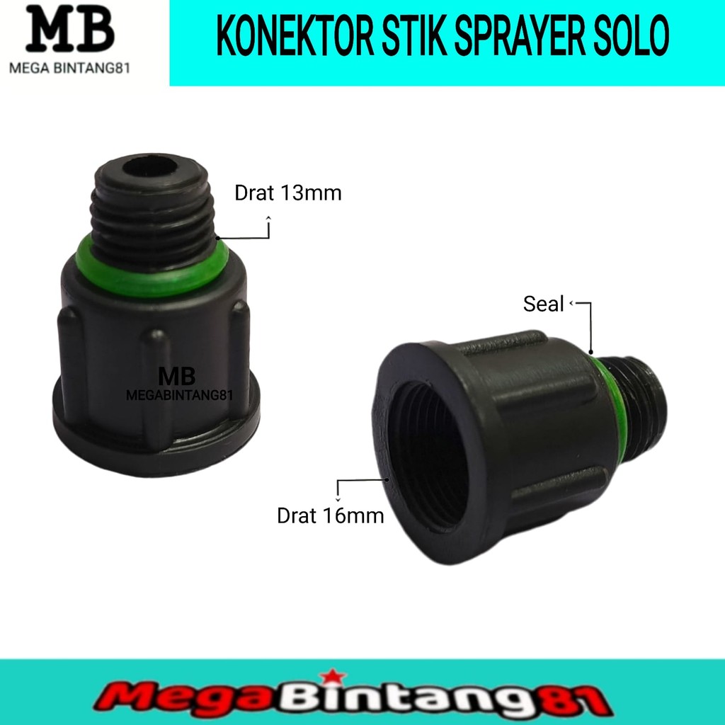 Nepel Sambungan Nozzle Stik Sprayer Solo 425 Nepel Konektor Nozzle Stik Sprayer SOLO Indonesia DRAT 