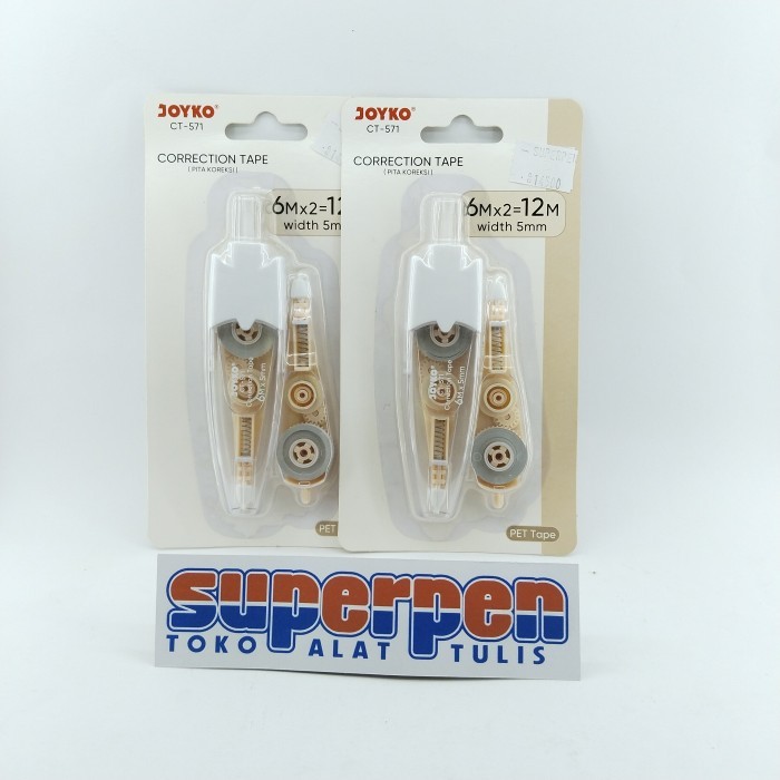 

Tip Ex / Correction Tape 12m Joyko CT-571