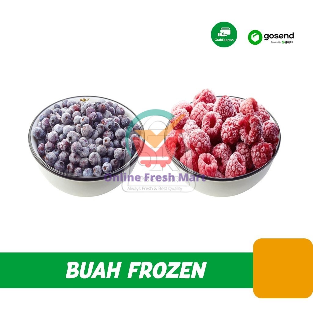 

Buah Blueberry / Raspberry / Strawberry Frozen (1 Kg) KHUSUS INSTANT - Online Fresh Mart Denpasar