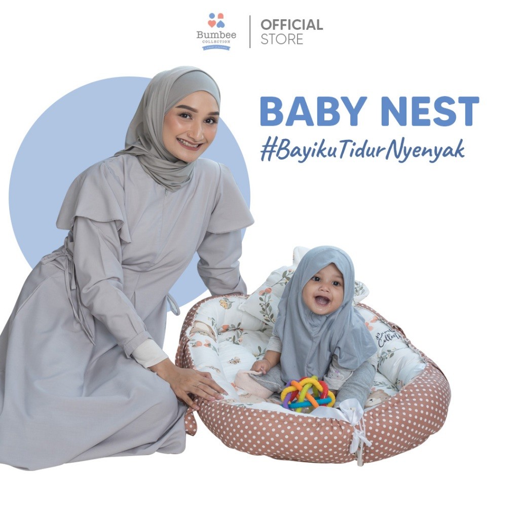Bumbee Collection - Baby Nest Kelambu Kasur Bayi Set