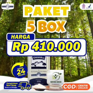 

Paket 5 Box Etawaku Platinum Susu Kambing Etawa Bubuk Solusi Atasi Masalah Pernafasan Isi 200gr