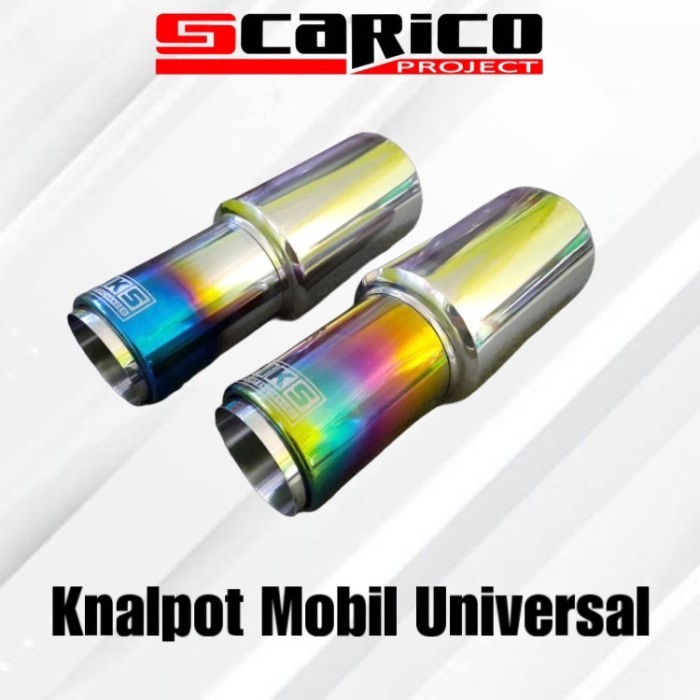 Knalpot Mobil HKS Dobel Remus Bass Bulat adem Scarico