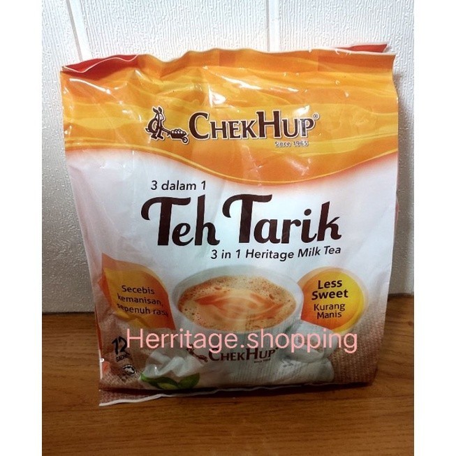 

chekhup teh tarik less sweet (orange)