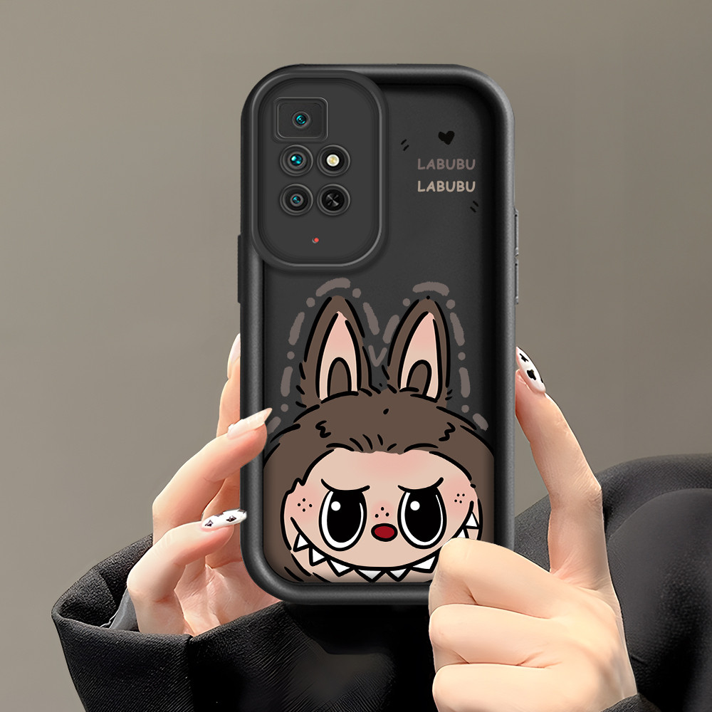 Casing Hp Untuk Xiaomi Redmi Note 11 11S Phone Case Cesing Soft Cover Labubu 3364 Mode Kesing Cream 