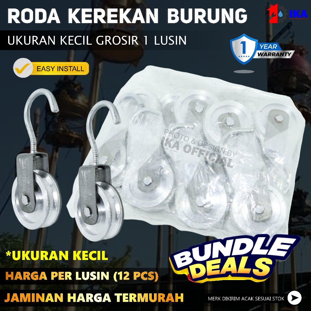 GROSIR 12 PCS kerekan burung kerekan roda sangkar burung kantrol roda ukuran KECIL kantrol untuk kan