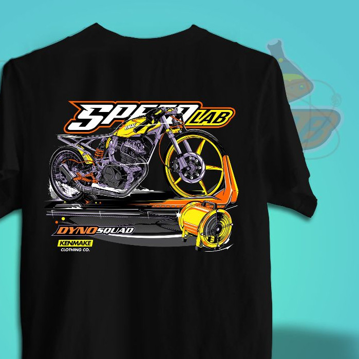 T-Shirt speed lab kaos racing kaos balap