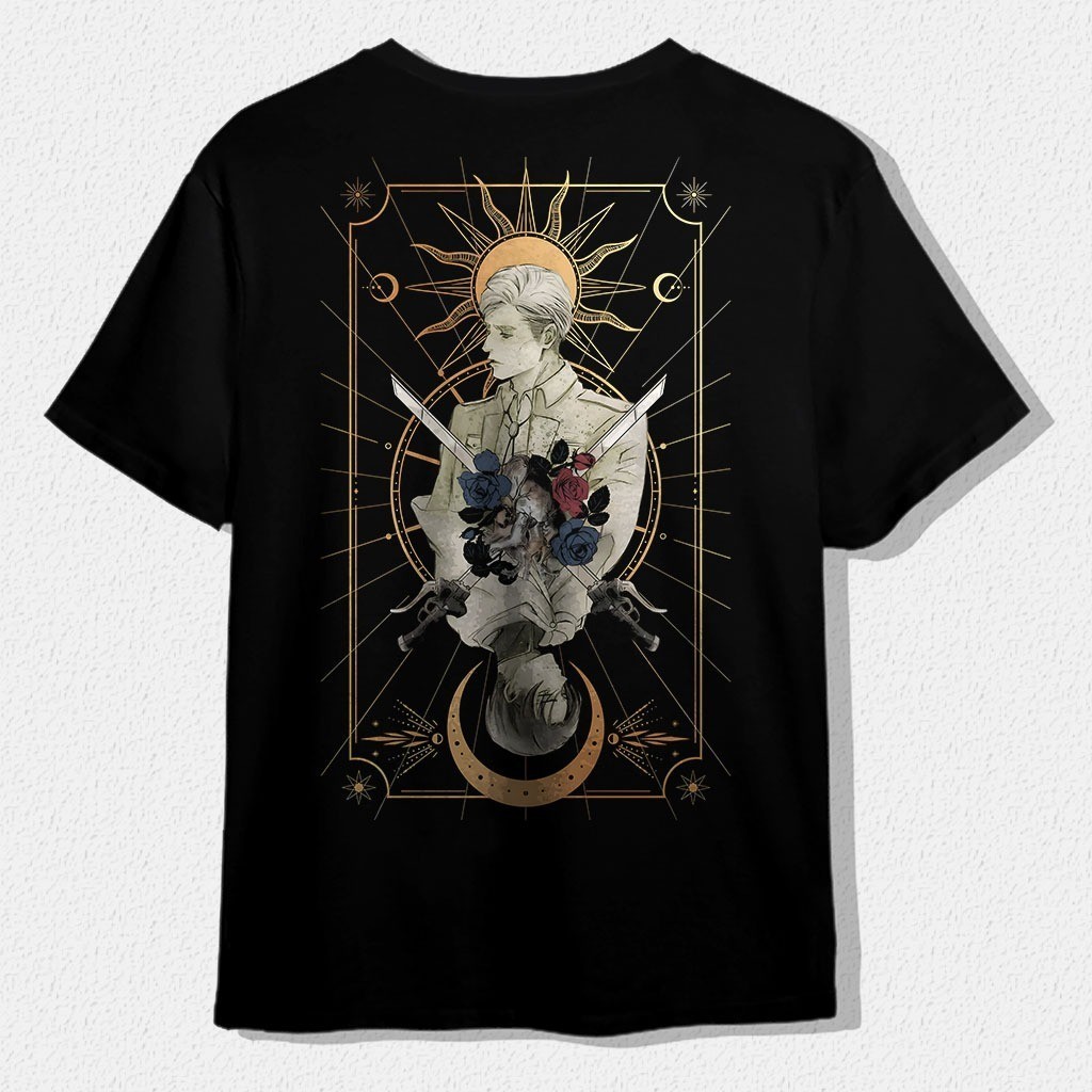 【COD】 CDDY.ID - Premium Streetwear - T-Shirt  Attack On Titan - Erwin Smith x Levi Ackerman - DS1185