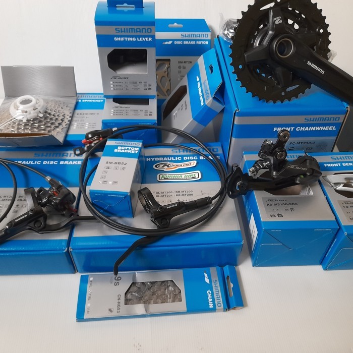 groupset shimano alivio 3x9 speed
