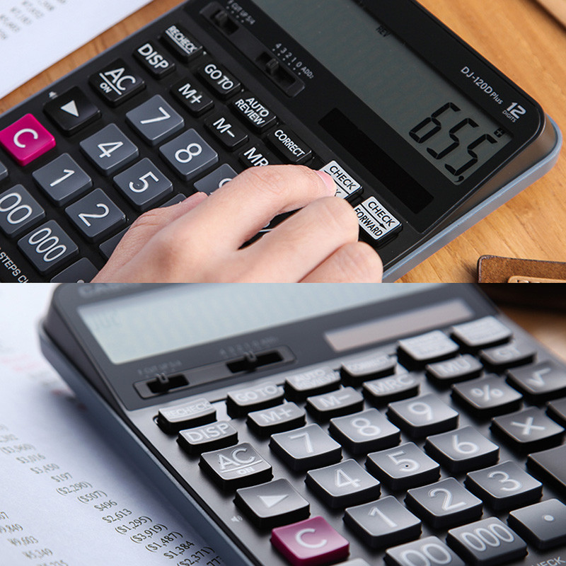 

RB Kalkulator Casio MJ 120D PLUS CHECK CORRECT Kalkulator Meja Check Correct 100% asli