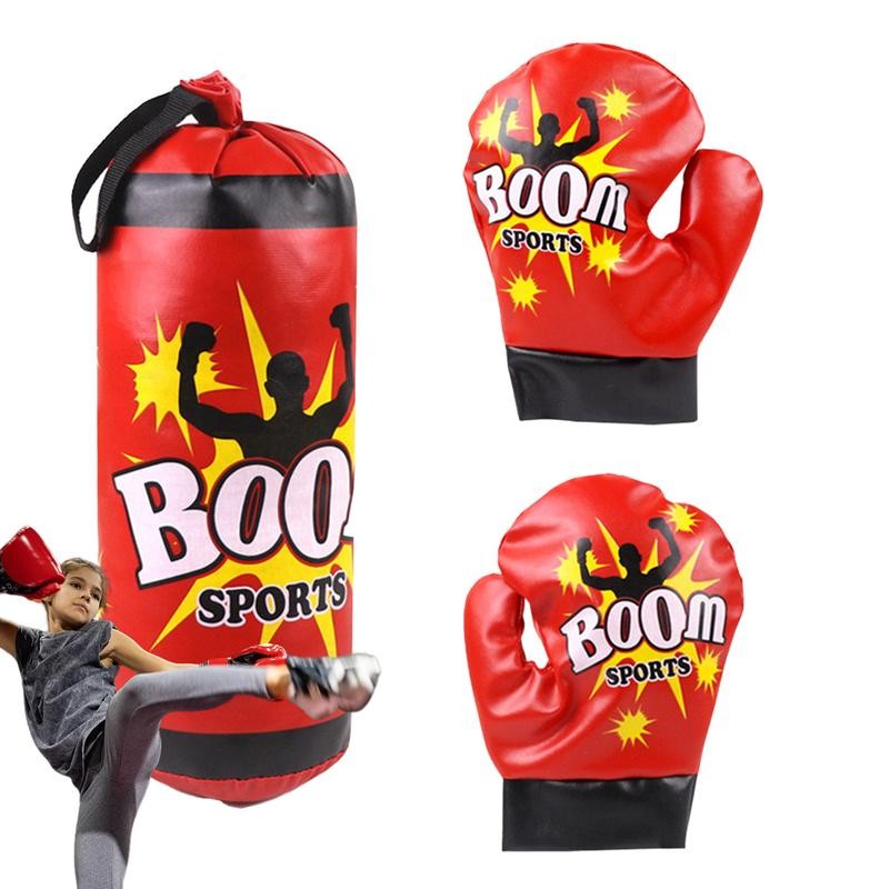 Kids Punching Bag Children's Boxing Sandbag And Boxing Gloves Sandbag Boxing Training Equipment For 
