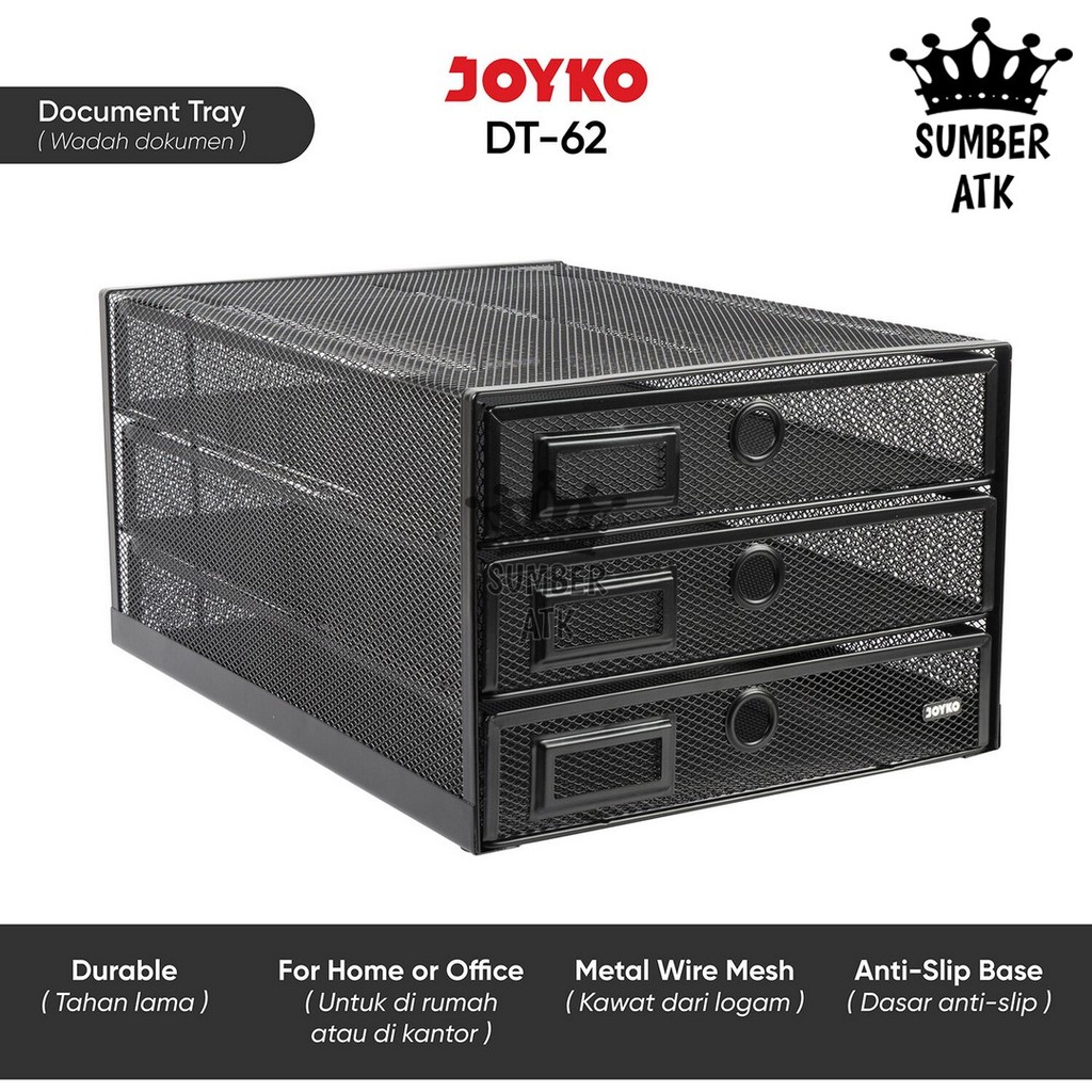 

Document Tray Wadah Dokumen Joyko 3 Tray DT-62