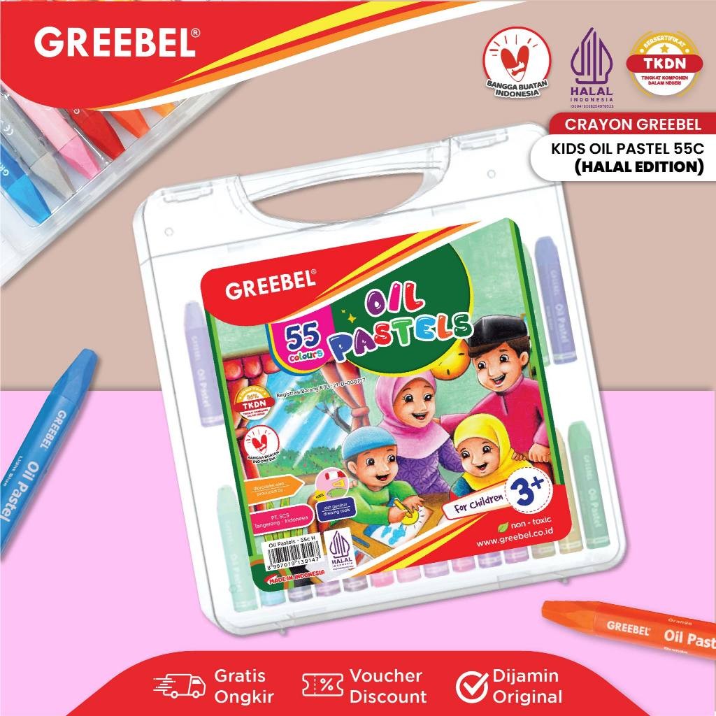 

Greebel Crayon/Oil Pastel Isi 18 Warna - Aman dan Ramah Muslim untuk Anak-Anak