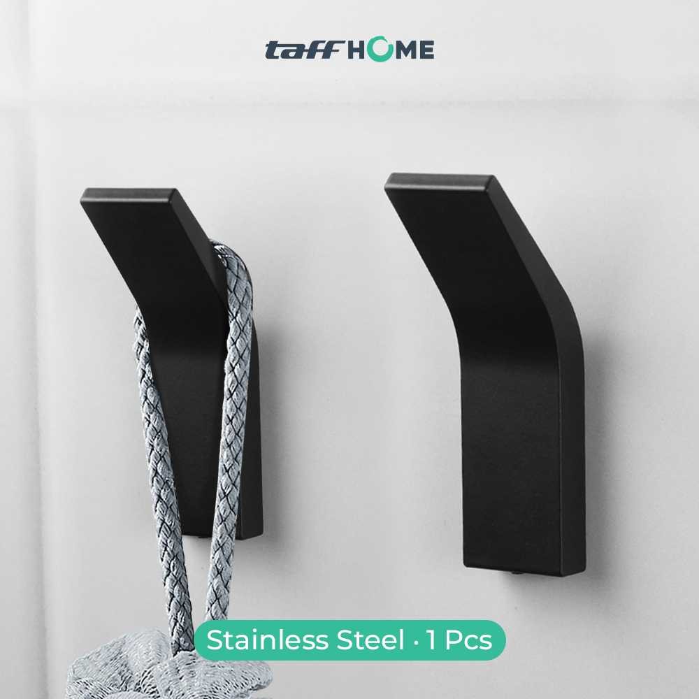 

TaffHOME Gantungan Dinding Bathroom Wall Hook Hanger Space Aluminium - SH015