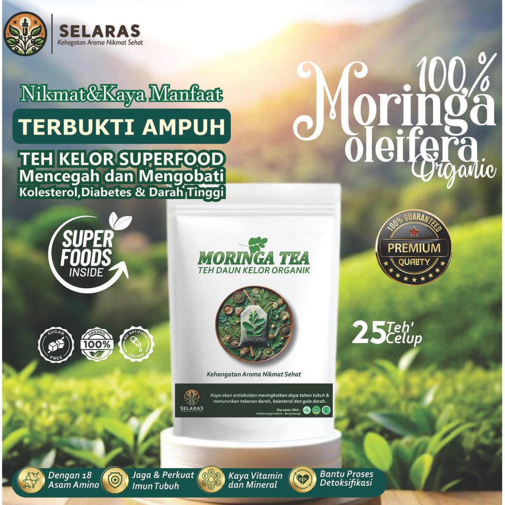 

Teh Seduh Daun Kelor Premium NO.1 Teh celup daun kelor,teh herbal,teh alami,obat susah kencingi,obat biduran,obat rheumatik teh DAUN KELOR kering moringa