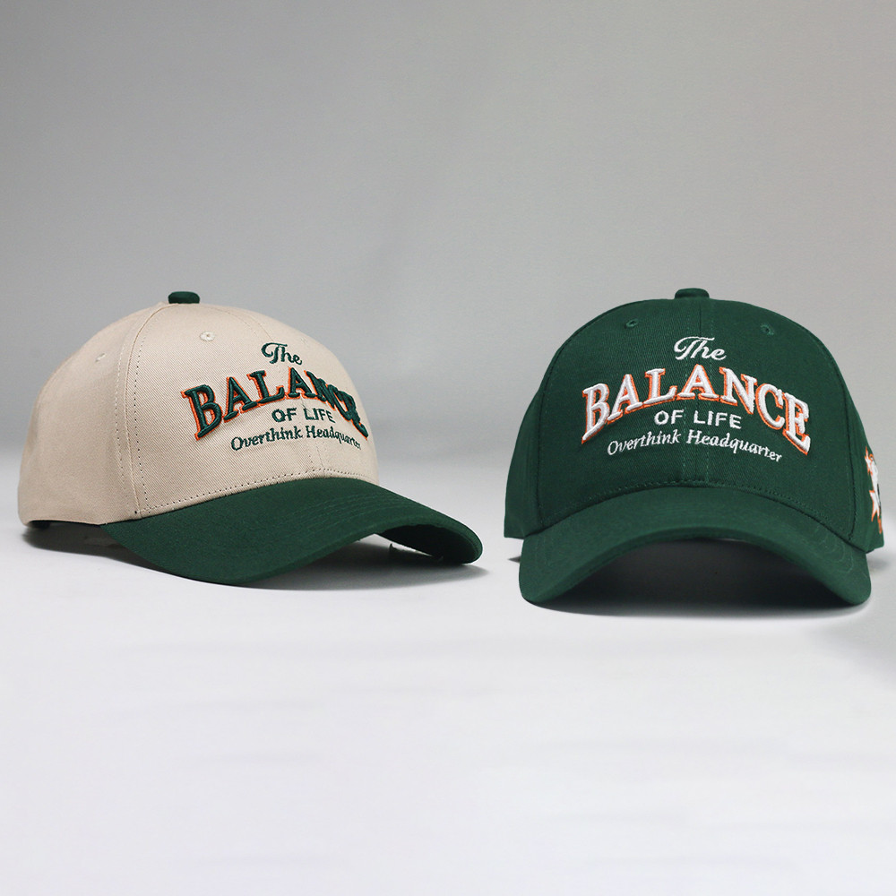 Hypestore Baseball Hat | OVERTHINK | Balance Baseball Hat - 6 Panel