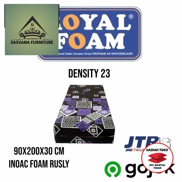 TERLARIS kasur busa royal foam 90x200x30 cm garansi 15 tahun