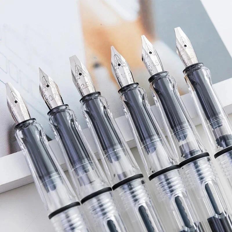 

7pcs/Set Calligraphy Parallel Pen Art Flat Tip Tibetan Arabic Fountain Pen Writing Pen for Gothic Letter Caligraphy Stationery