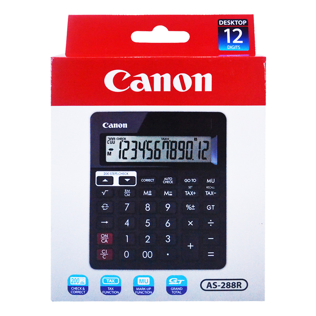 

Calculator CANON AS-288R Dekstop calculator AS 288 R