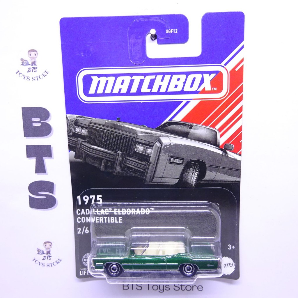 Matchbox 1975 Cadillac Eldorado Convertible Hijau